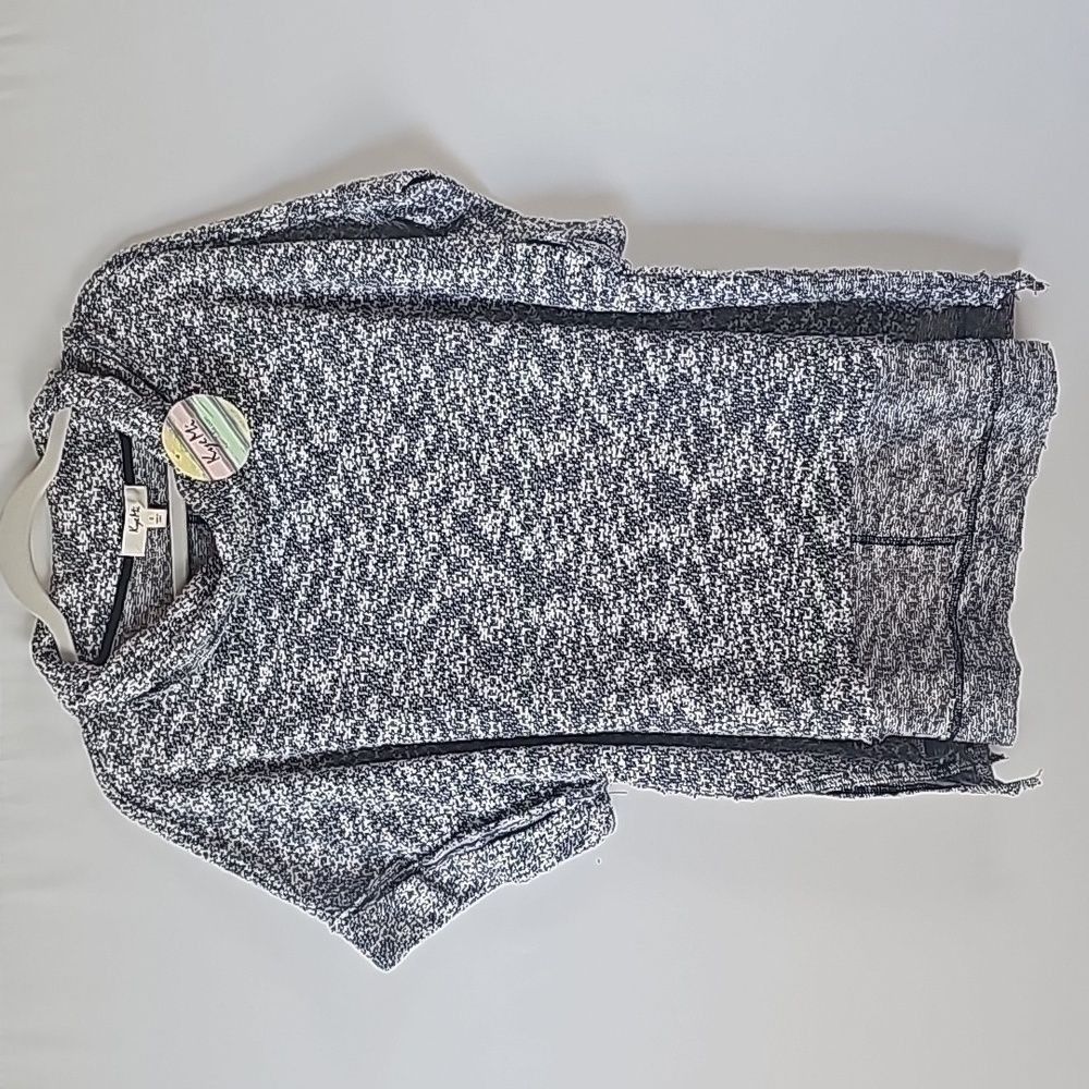 Kye Mi Cowl Neck Shortsleeve Oversized Boho Lightweight Knit Sweater